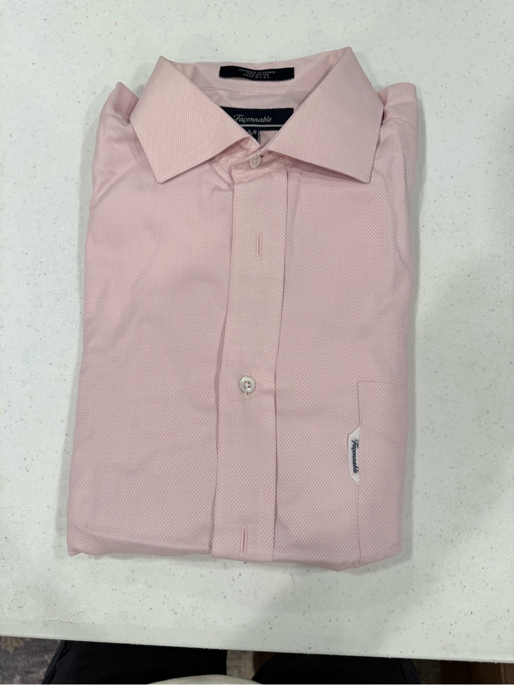 Faconnable Light Pink Men's Dress Shirt